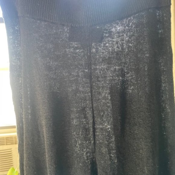 LF Markey 'Yuri' Linen Knit Jogger Blk S / 4 Lounge Fall *very Anthropologie COS - Picture 9 of 13